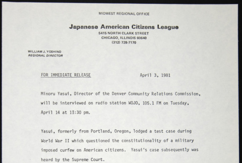 Press Release (ddr-chijacl-1-645)