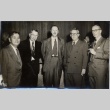 John H. Wilson posing with four men (ddr-njpa-2-907)