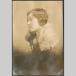 Portrait of woman in fur collar (ddr-densho-316-307)