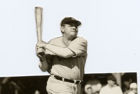 Babe Ruth swinging (ddr-njpa-1-1397)