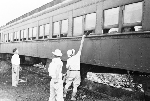 Japanese Americans relocating to a different camp (ddr-densho-37-58)