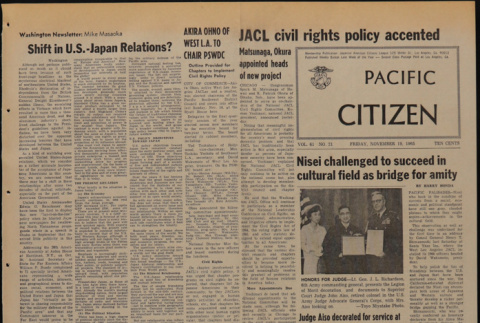 Pacific Citizen, Vol. 61, No. 21 (November 19, 1965) (ddr-pc-37-47)
