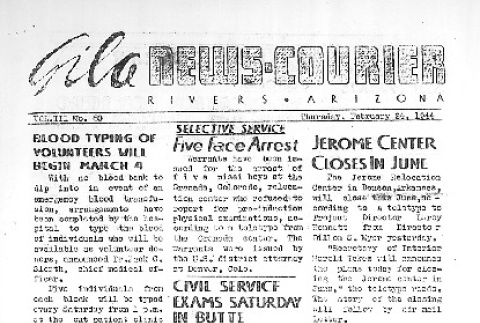 Gila News-Courier Vol. III No. 80 (February 24, 1944) (ddr-densho-141-235)