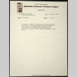 Memo to Chapter Presidents and Redress Representatives from Bill Yoshino concerning HR 5499 (ddr-chijacl-1-223)