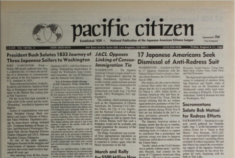 Pacific Citizen, Vol. 109, No. 3 (August 4-11, 1989) (ddr-pc-61-28)