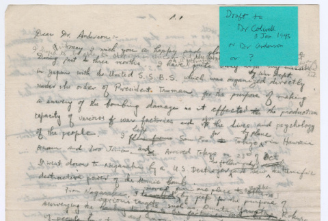 Letter from Ai Chih Tsai to Dr. Harrison Ray Anderson (ddr-densho-446-204)