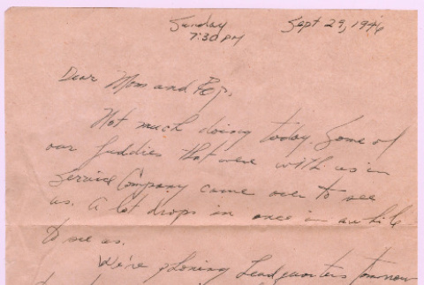 Letter from Tadashi Ishida to Mr. & Mrs. Y Ishida (ddr-densho-535-399)