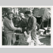 100th Infantry Battalion troops in bivouac to prepare for front lines (ddr-densho-1007-175)