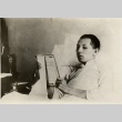 Zhang Xueliang convalescing in bed (ddr-njpa-1-129)