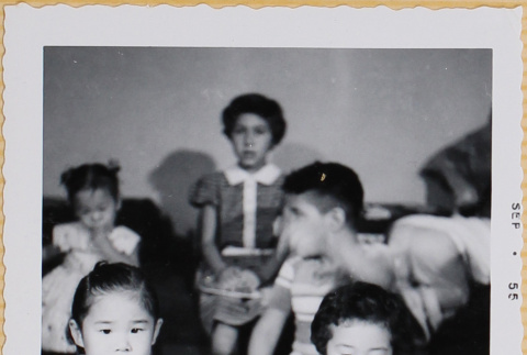 Group of children at birthday party (ddr-densho-522-334)