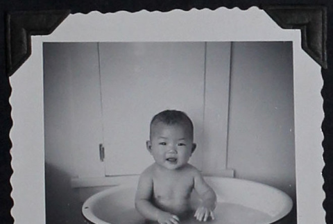 Baby in the bath (ddr-densho-359-1488)