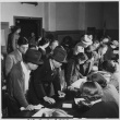 Japanese Americans registering for mass removal (ddr-densho-151-133)