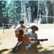 Steve Murata and Mark Kumataka playing guitar (ddr-densho-336-174)