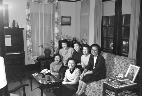 Portrait of Mary Abe's family (ddr-one-1-77)