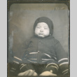 Baby in striped sweater (ddr-densho-483-610)