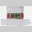 European-African-Middle Eastern ribbon with four bronze battle stars (ddr-densho-539-127)