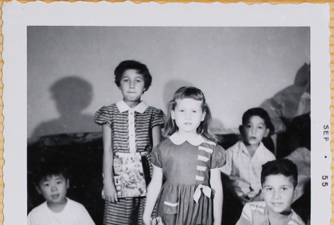 Group of children at birthday party (ddr-densho-522-333)