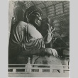 Bronze Buddha inside the Daibutsuden (ddr-densho-299-215)