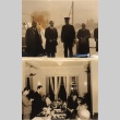 Photographs of men on a ship and at a dinner party (ddr-njpa-4-2823)