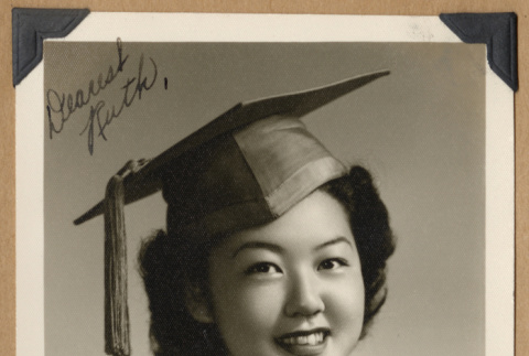 Portrait of a graduate Hisako (ddr-densho-542-279)