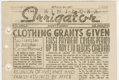 Minidoka Irrigator Vol. II No. 3 (January 9, 1943) (ddr-densho-119-161)