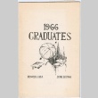 1966 Graduates celebration program (ddr-densho-338-154)