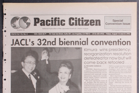 Pacific Citizen, Vol. 115, No. 4 (August 14-21, 1992) (ddr-pc-64-29)