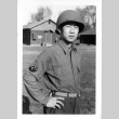 Toshikuni Taenaka in US Army combat uniform (ddr-csujad-25-59)