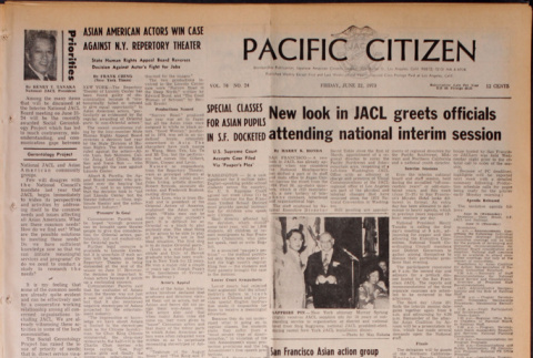 Pacific Citizen, Vol. 76, No. 24, (June 22, 1973) (ddr-pc-45-24)