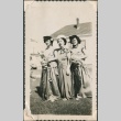 Mother of the bride and bridesmaids (ddr-densho-321-1045)