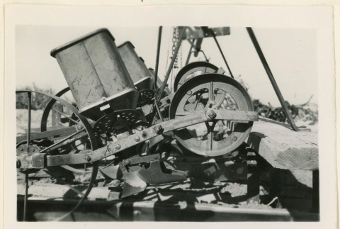 View of a seed planter (ddr-densho-37-1321)