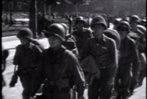 Archival Footage of Japanese American soldiers of the 442nd RCT and 100th Battalion (ddr-densho-1024-15)