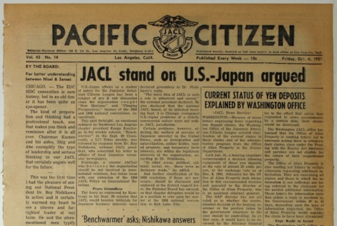 Pacific Citizen, Vol. 45, No. 14 (October 4, 1957) (ddr-pc-29-40)