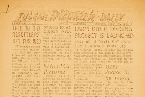 Tulean Dispatch Vol. 5 No. 8 (March 30, 1943) (ddr-densho-65-189)