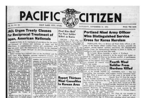 The Pacific Citizen, Vol. 33 No. 18 (November 10, 1951) (ddr-pc-23-45)