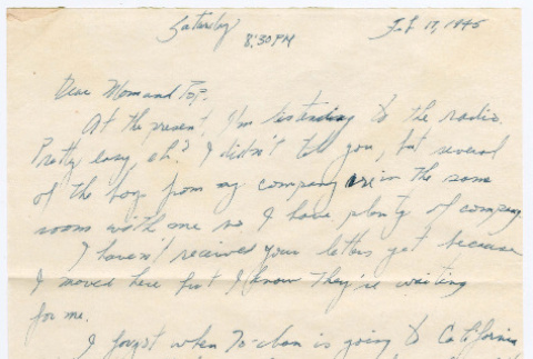 Letter from Tadashi Ishida to Mr. & Mrs. Y Ishida (ddr-densho-535-137)