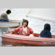 Tom Nakazawa and Judy Ban in a sail boat (ddr-densho-336-867)