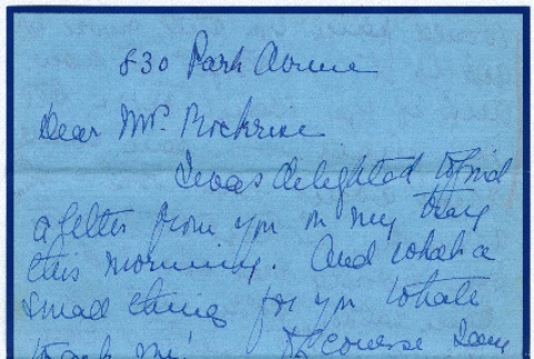 Letter from Alice C. Taylor to Agnes Rockrise (ddr-densho-335-50)