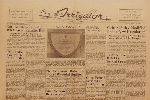 Minidoka Irrigator Vol. V No. 6 (April 7, 1945) (ddr-densho-119-133)