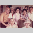 Seven people, older couple sitting (ddr-densho-523-598)