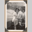 Yoshiko and Kiyoko at Crystal Lake (ddr-densho-542-38)