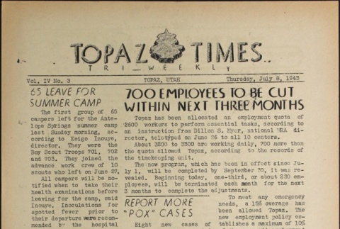 Topaz Times Vol. IV No. 3 (July 8, 1943) (ddr-densho-142-181)