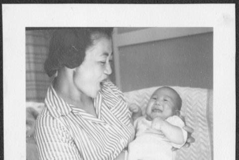 Baby Richard held by mom (ddr-densho-443-64)