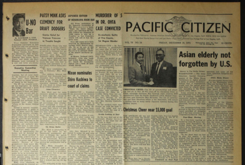 Pacific Citizen, Vol. 73, No. 24 (December 10, 1971) (ddr-pc-43-49)