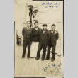 Four men on a ship (ddr-densho-326-425)