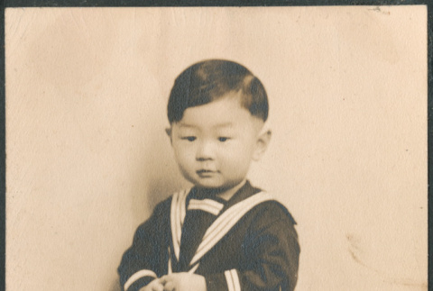Child in sailor outfit (ddr-densho-523-71)