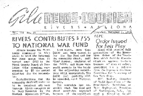 Gila News-Courier Vol. III No. 32 (November 4, 1943) (ddr-densho-141-183)