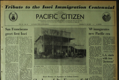 Pacific Citizen, Vol. 69, No. 25 (December 19,1969) (ddr-pc-41-51)