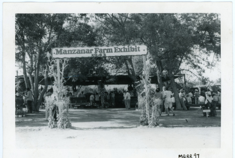 Manzanar farm exhibit, 1943, near Pleasure Park (ddr-csujad-47-62)