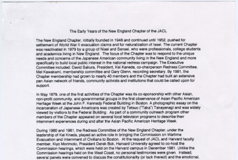 The Early Years of the New England Chapter of the JACL (ddr-densho-523-758)